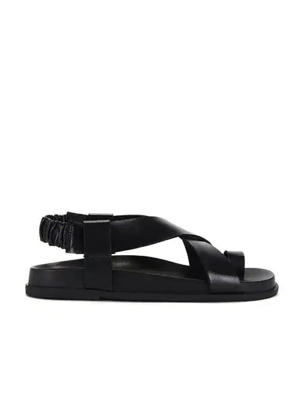 RAYE Charli Sandal in Black Leather | VERY SLIGHTLY USED